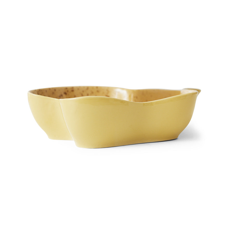 HKliving | SHELL SERVING BOWL - VANILLA