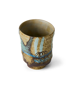 HKliving | ARTIST CERAMICS: COFFEE MUG - SCRATCHED