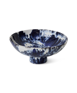 HKliving | 70S BOWL ON BASE - INDIGO