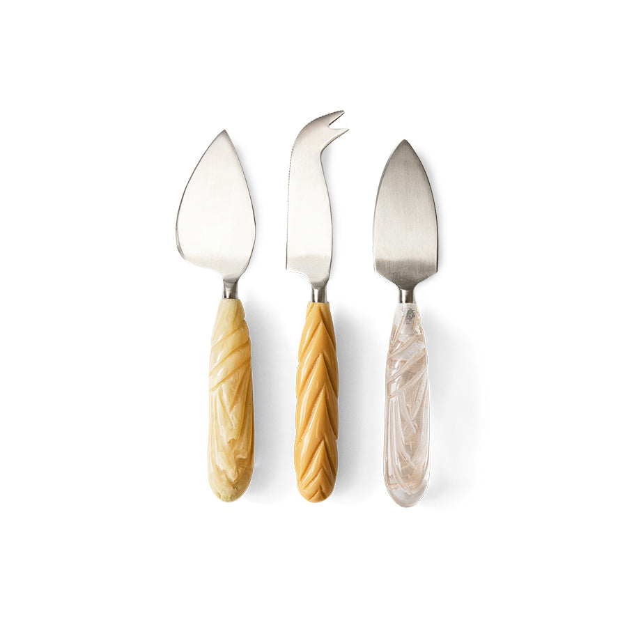 HKliving | CHEESE KNIVES - CREAM