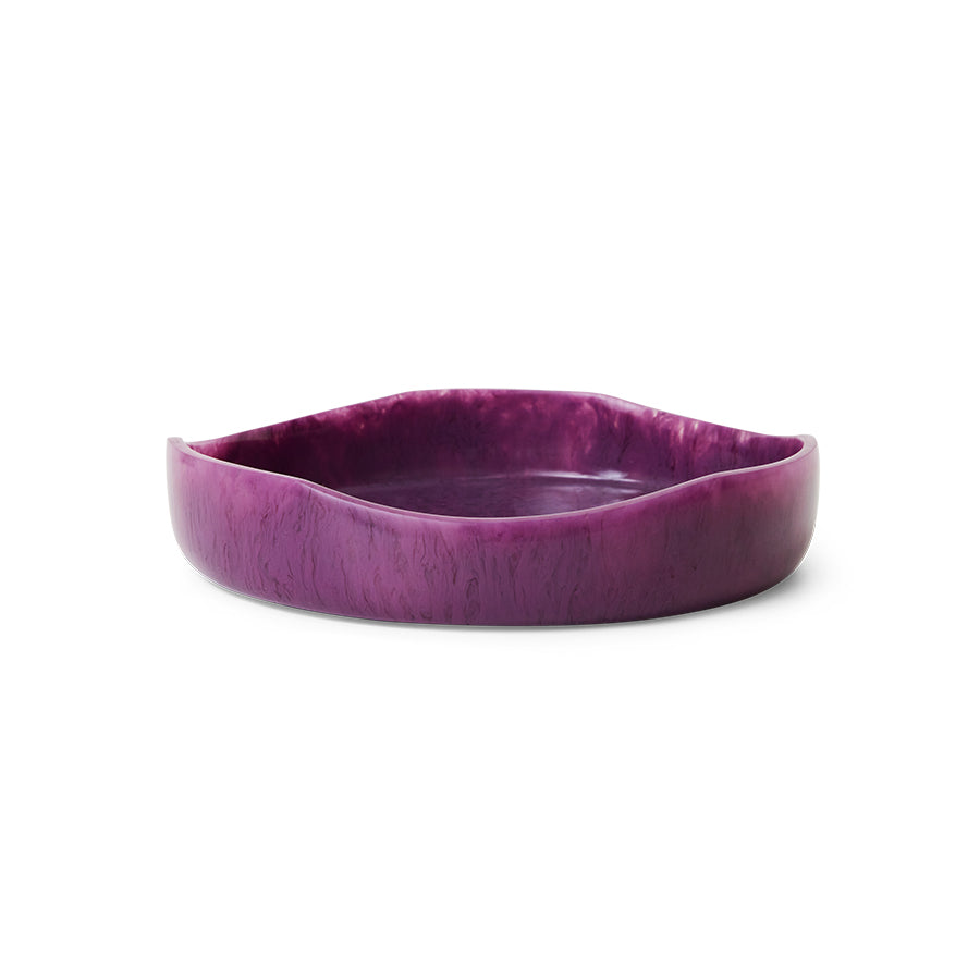 HKliving | 70S CERAMICS SALAD BOWL - PLUM