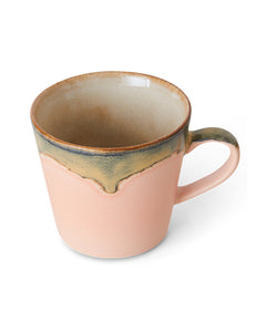 HKliving | 70S CERAMICS: CAPPUCCINO MUG - BLOSSOM