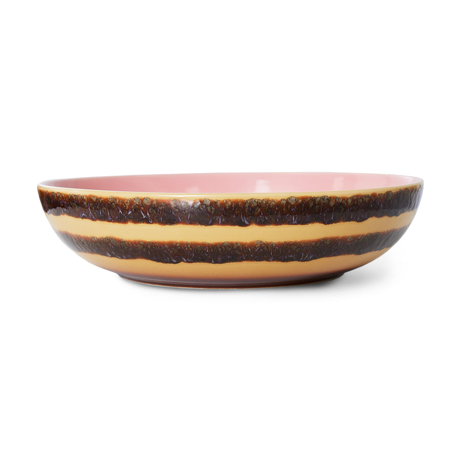 HKliving | 70S CERAMICS SALAD BOWL - SERENE