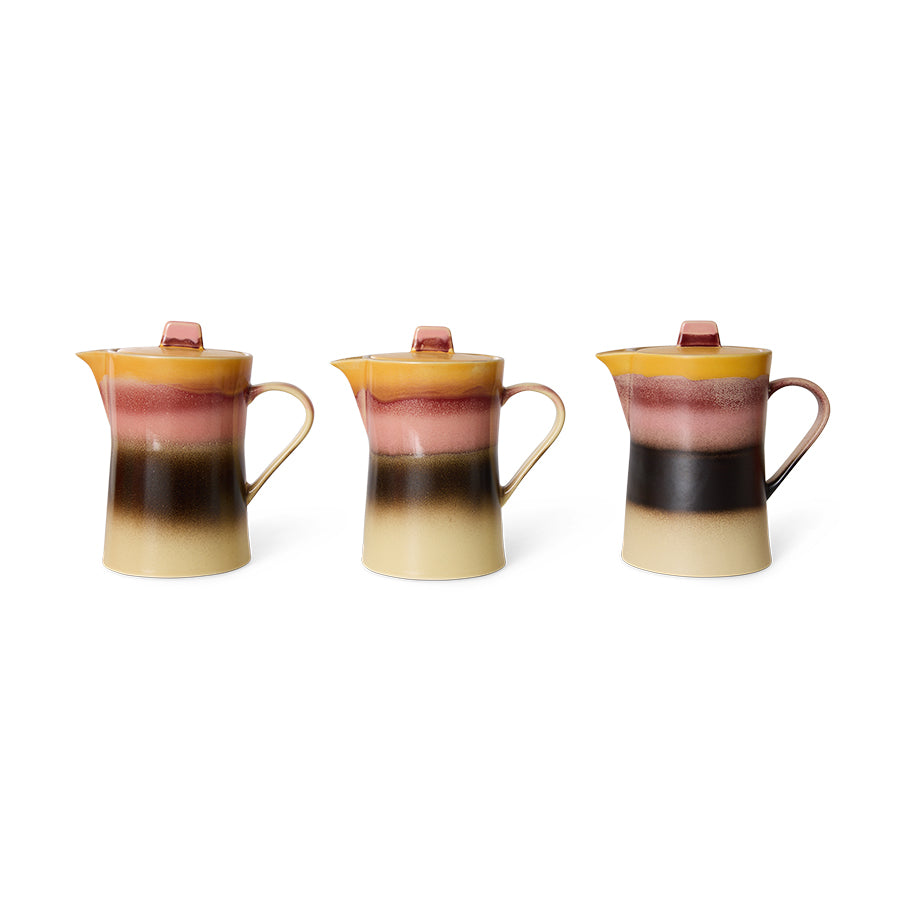 HKliving | 70S CERAMICS: TEA POT - SUNSET