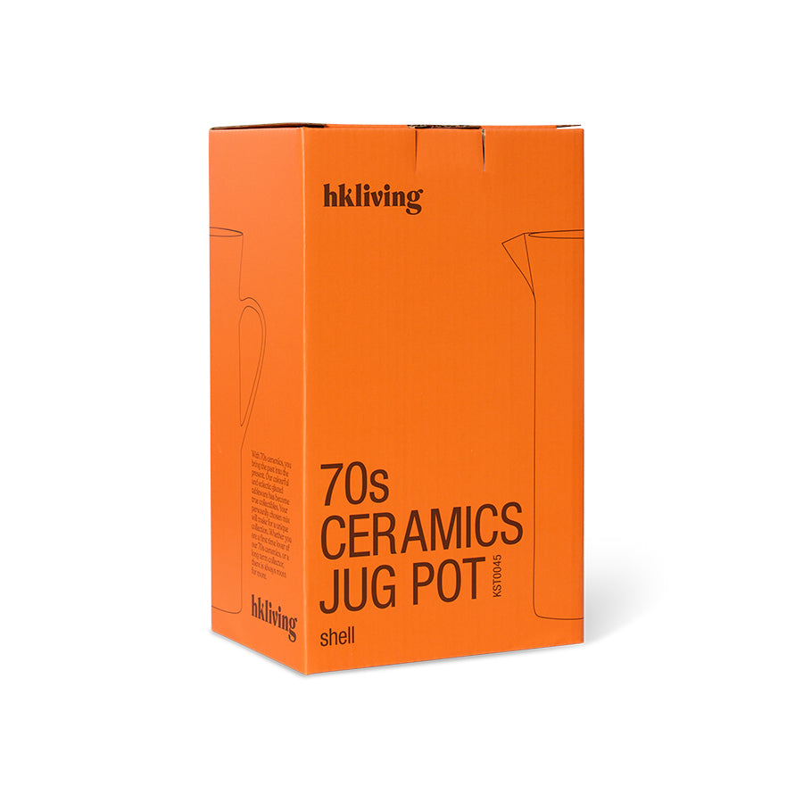 HKliving | 70'S CERAMICS: JUG - SHELL