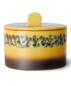HKliving | 70S CERAMICS COOKIE JAR - KELP