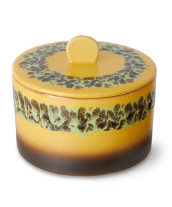 HKliving | 70S CERAMICS COOKIE JAR - KELP