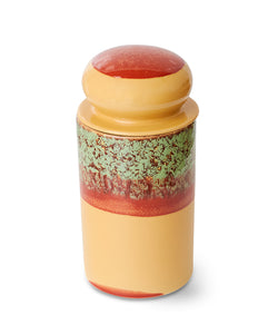 HKliving | 70S CERAMICS: STORAGE JAR - COVE