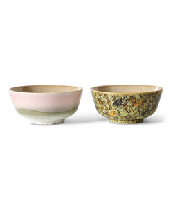 HKliving | 70S CERAMICS: RAMEN BOWL - ASCEND: FJORD