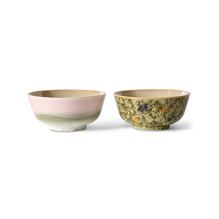 HKliving | 70S CERAMICS: RAMEN BOWL - ASCEND: FJORD