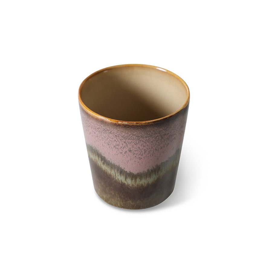 HKliving | 70S CERAMICS: COFFEE MUG - TORRENT