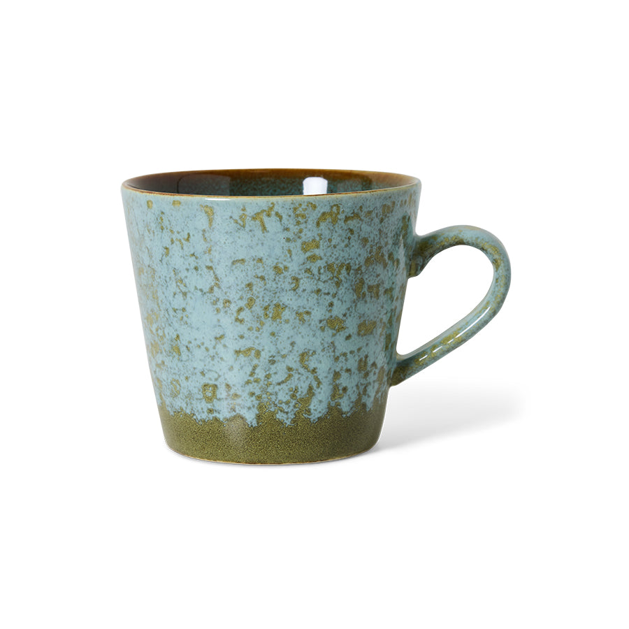 HKliving | 70S CERAMICS: CAPPUCCINO MUG - VERDIGRIS
