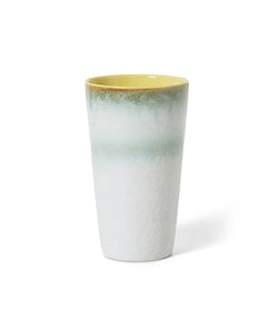 HKliving | 70S CERAMICS: LATTE MUG - PETAL