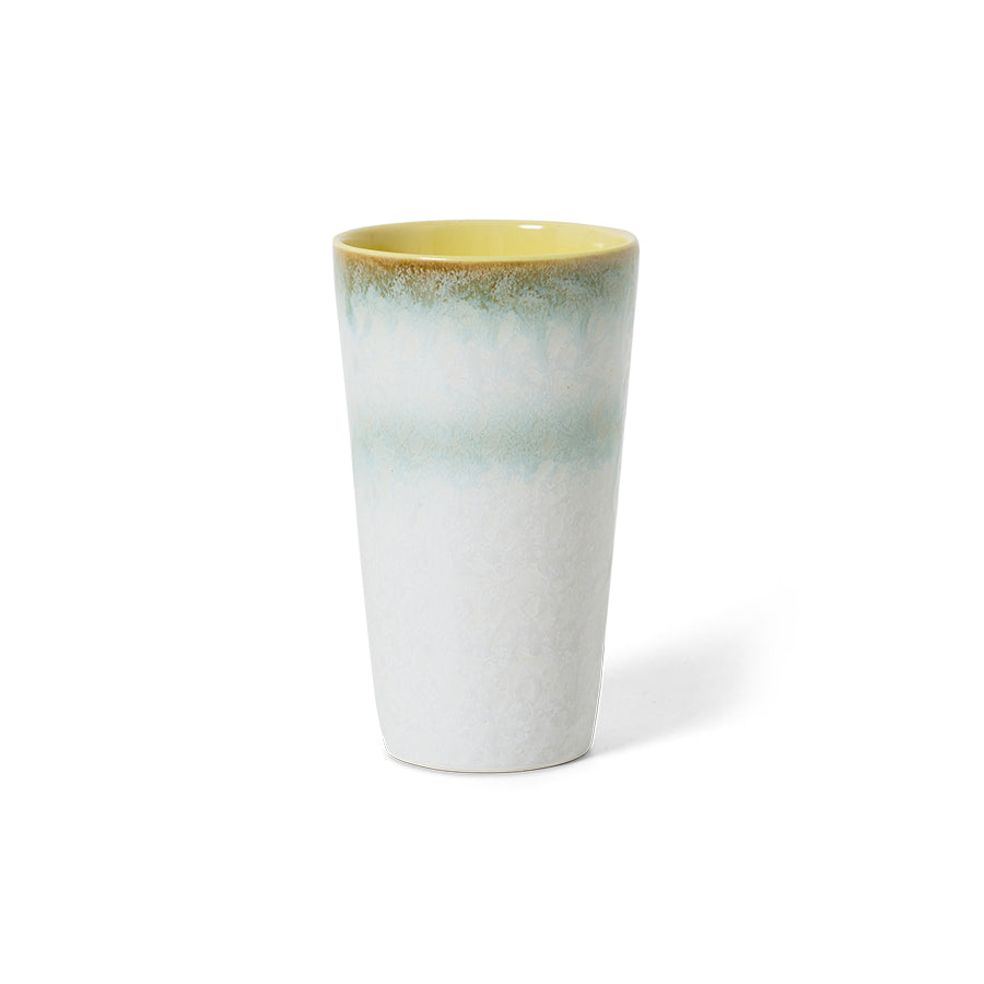 HKliving | 70S CERAMICS: LATTE MUG - PETAL
