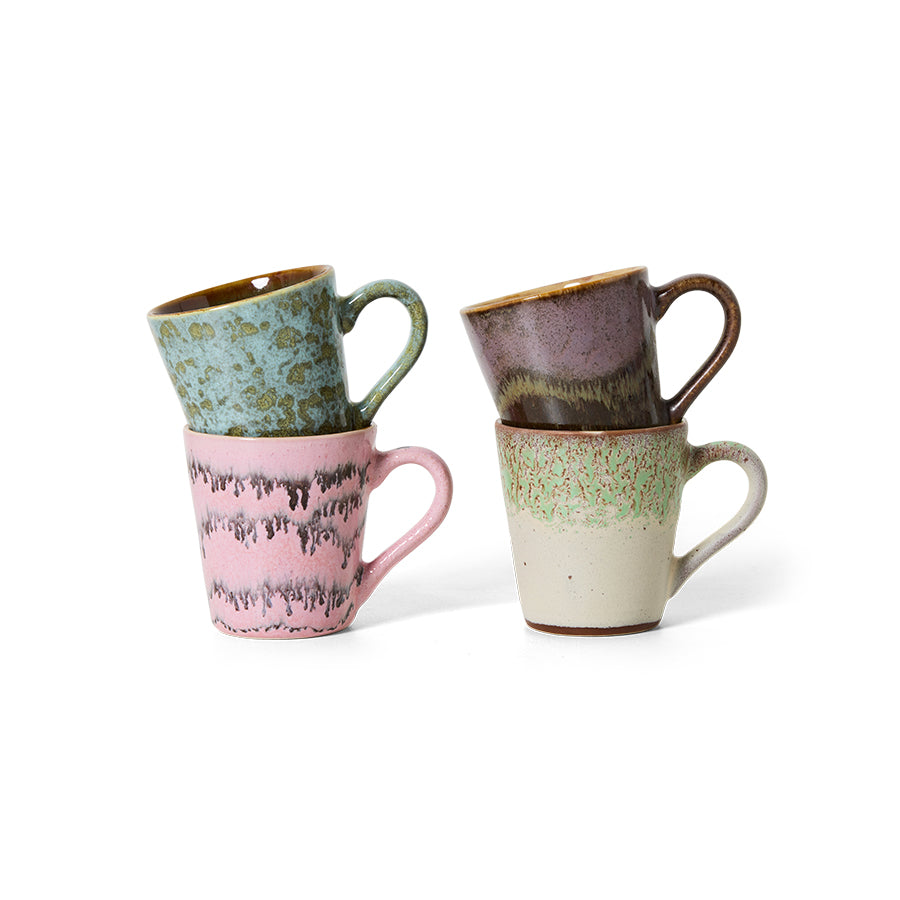 HKliving | 70S CERAMICS: ESPRESSO MUGS - BRUTALISM: SLUSH