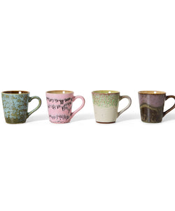 HKliving | 70S CERAMICS: ESPRESSO MUGS - BRUTALISM: BUBBLE