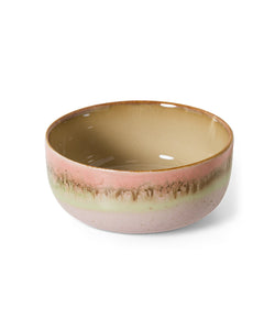 HKliving | 70S CERAMICS: DESSERT BOWL - GLAZE