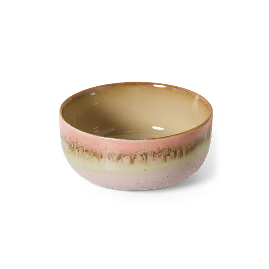HKliving | 70S CERAMICS: DESSERT BOWL - GLAZE