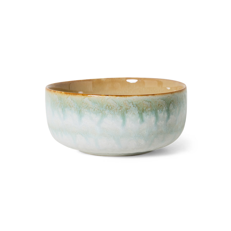 HKliving | 70S CERAMICS: DESSERT BOWL - PETAL
