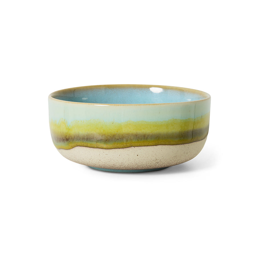 HKliving | 70S CERAMICS: DESSERT BOWL - GLINT