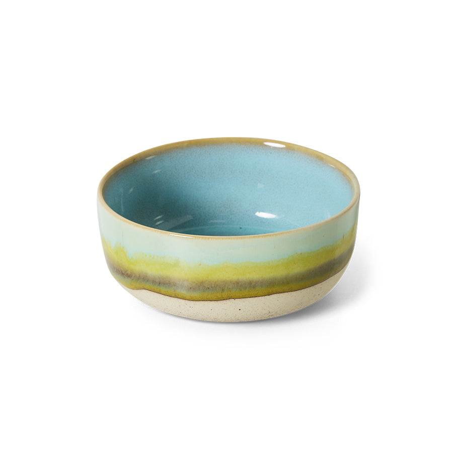 HKliving | 70S CERAMICS: DESSERT BOWL - GLINT