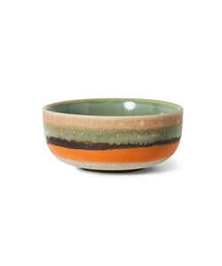 HKliving | 70S CERAMICS: TAPAS BOWL - CRYSTAL: BURST