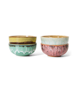 HKliving | 70S CERAMICS: XS BOWL - MODERNIST: PETAL