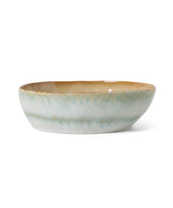 HKliving | 70S CERAMICS: PASTA BOWL - PETAL