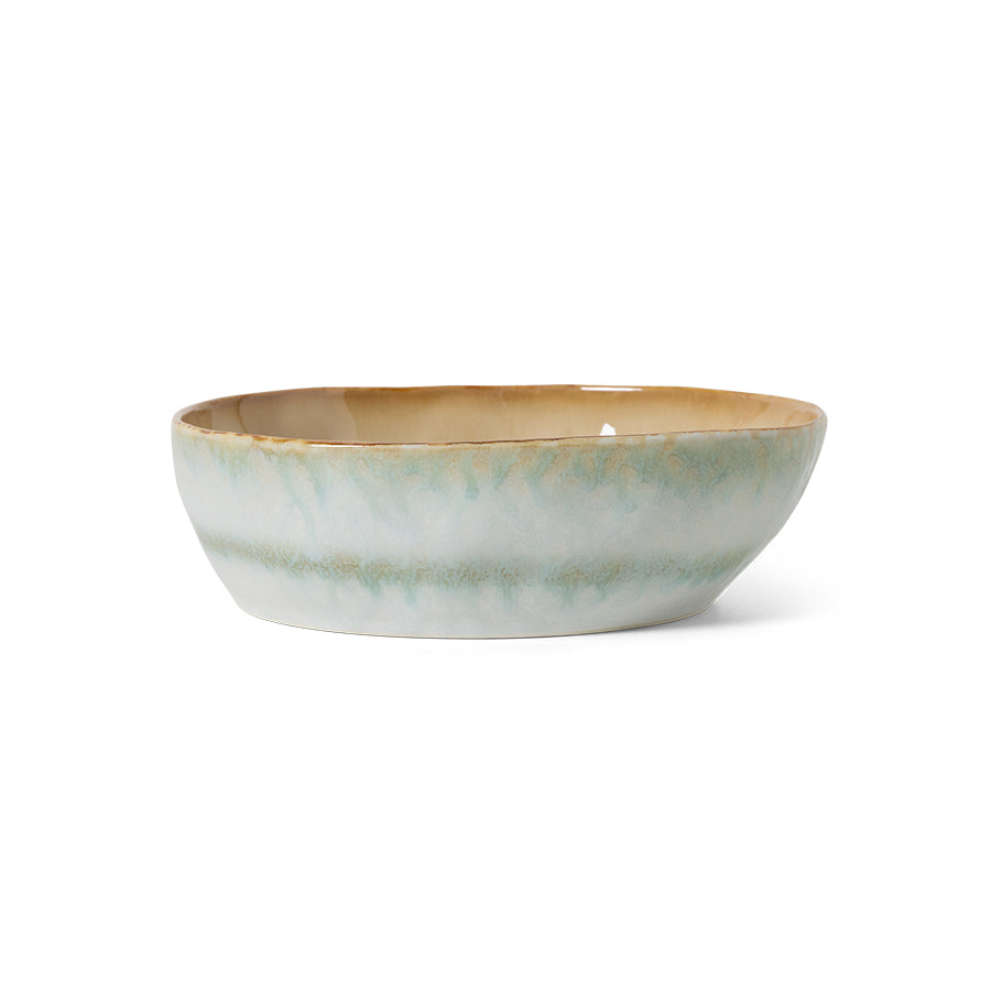 HKliving | 70S CERAMICS: PASTA BOWL - PETAL