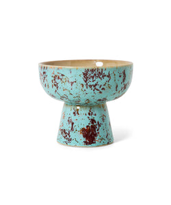 HKliving | 70S CERAMICS: TAPAS BOWL ON BASE S - PATINA