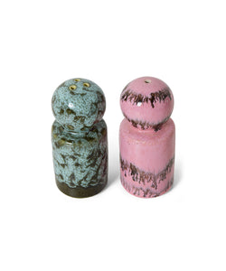 HKliving | 70S CERAMICS: PEPPER & SALT JAR - BAROQUE
