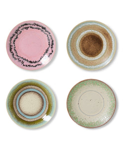 HKliving | 70S CERAMICS: SAUCER - SKYLINE