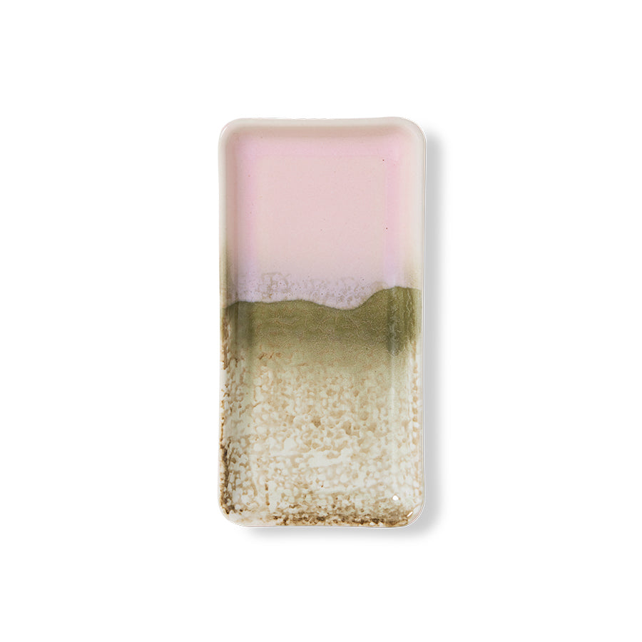 HKliving | 70S CERAMICS: SMALL TRAY - MUSE