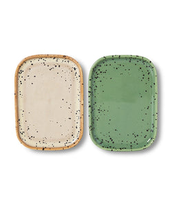 HKliving | 70S CERAMICS: SMALL TRAY - CRAYON