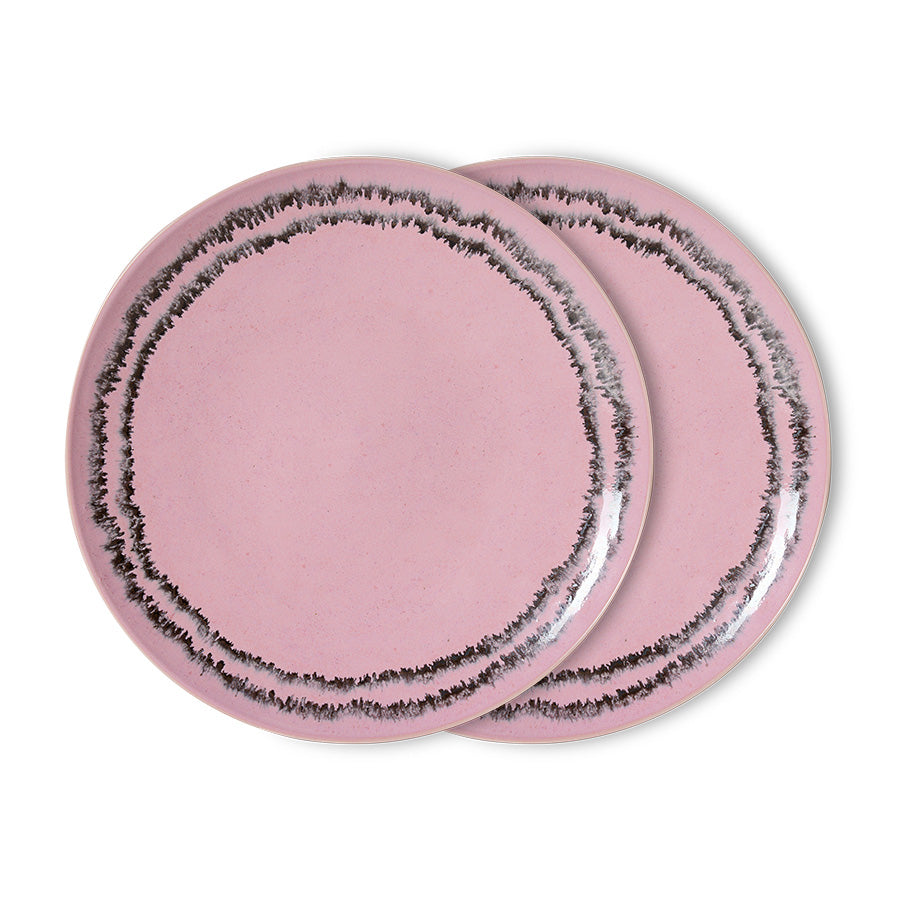 HKliving |70S CERAMICS: DINNER PLATE - BUBBLE