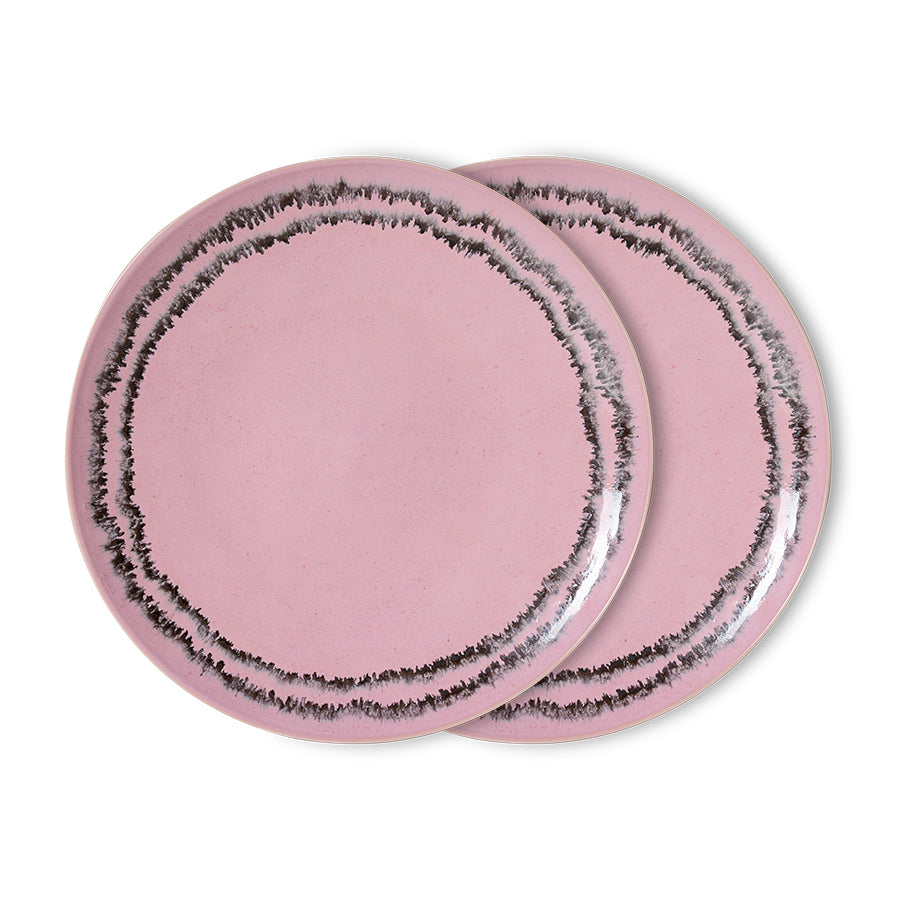 HKliving |70S CERAMICS: DINNER PLATE - BUBBLE