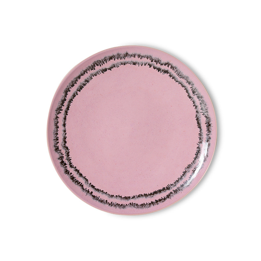 HKliving |70S CERAMICS: DINNER PLATE - BUBBLE