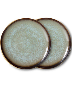 HKliving | 70S CERAMICS: SIDE PLATE - CONTRAST