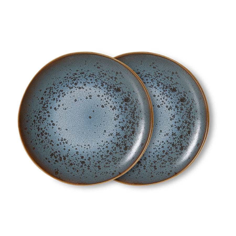 HKliving | 70S CERAMICS: SIDE PLATE - MINERAL