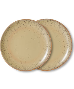 HKliving | 70S CERAMICS: SIDE PLATE - GRIT