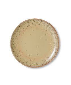 HKliving | 70S CERAMICS: SIDE PLATE - GRIT