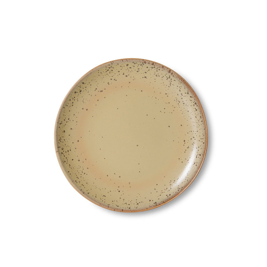 HKliving | 70S CERAMICS: SIDE PLATE - GRIT