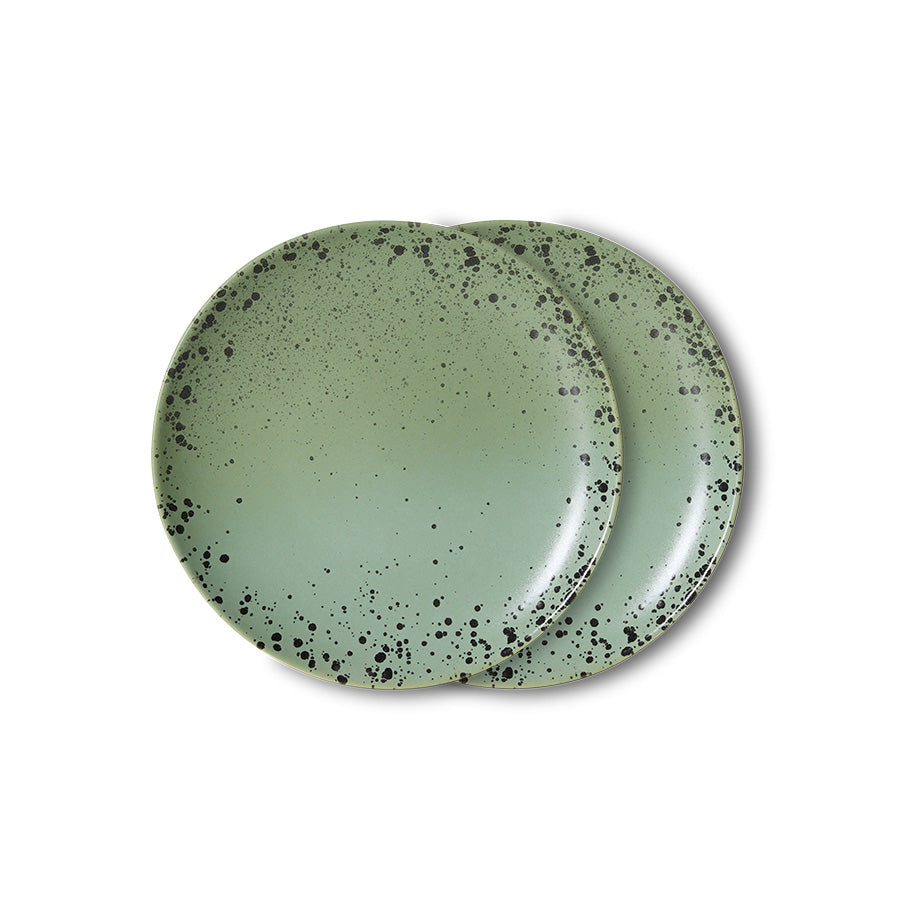 HKliving | 70S DESSERT PLATE - FLECK