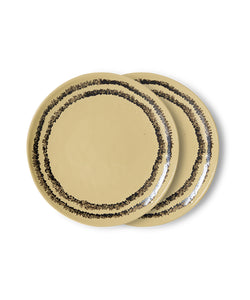 HKliving | 70S DESSERT PLATE - VANILLA