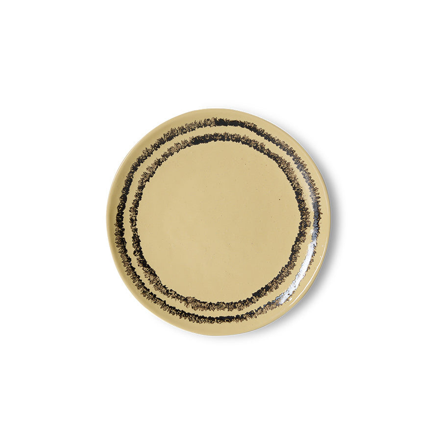 HKliving | 70S DESSERT PLATE - VANILLA