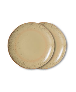 HKliving | 70S DESSERT PLATE - GRIT