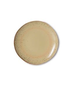 HKliving | 70S DESSERT PLATE - GRIT