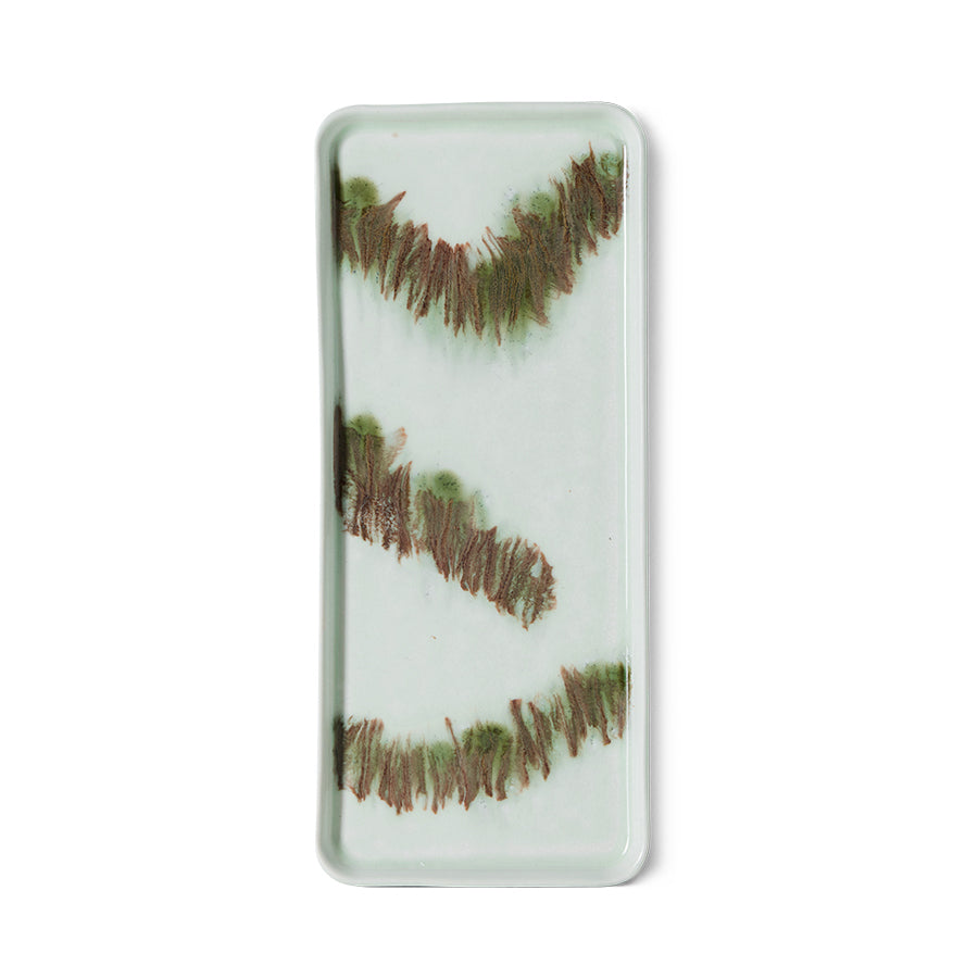 HKliving | 70S CERAMICS: CAKE TRAY - TIDE