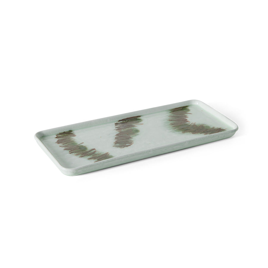 HKliving | 70S CERAMICS: CAKE TRAY - TIDE