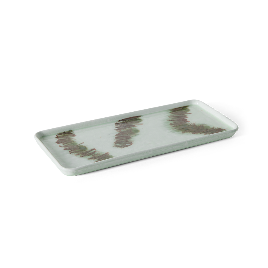 HKliving | 70S CERAMICS: CAKE TRAY - TIDE